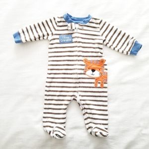 Koala Baby Striped Tiger Themed Footsie Pajama